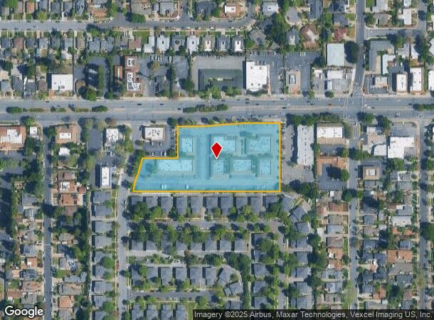  262 E Hamilton Ave, Campbell, CA Parcel Map