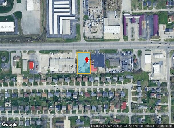 1109 W Coliseum Blvd, Fort Wayne, IN Parcel Map