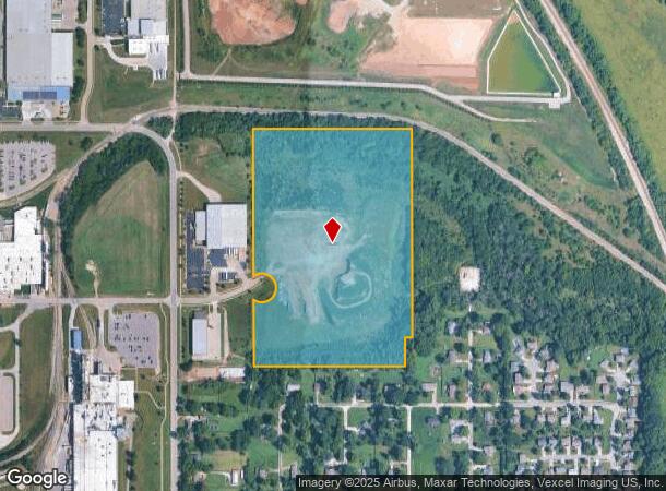 2000 Packer Ct, Lawrence, KS Parcel Map