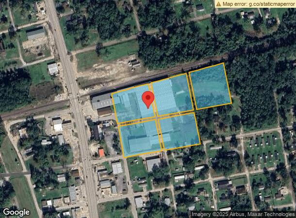  460 E Deer St, Kountze, TX Parcel Map