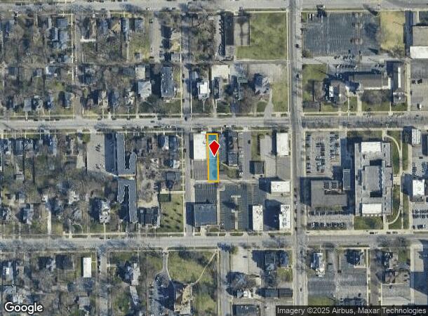  536 W Colfax Ave, South Bend, IN Parcel Map