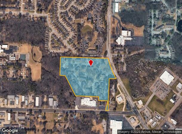 1835 Sycamore View Rd, Memphis, TN Parcel Map