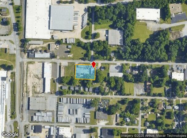  206 Amhurst Ave, High Point, NC Parcel Map