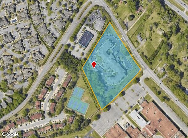  516 Great Bridge Blvd, Chesapeake, VA Parcel Map