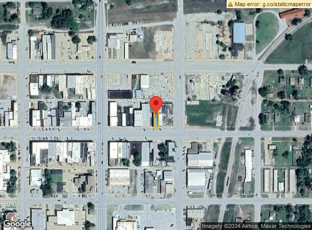  125 E Broadway St, Anadarko, OK Parcel Map