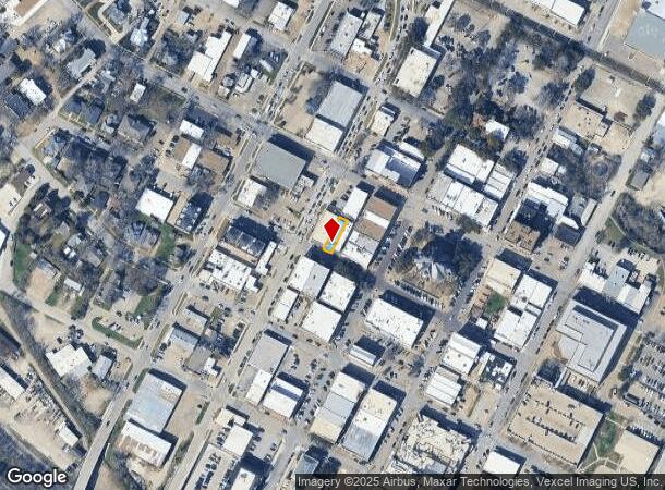 210 W Franklin St, Waxahachie, TX Parcel Map