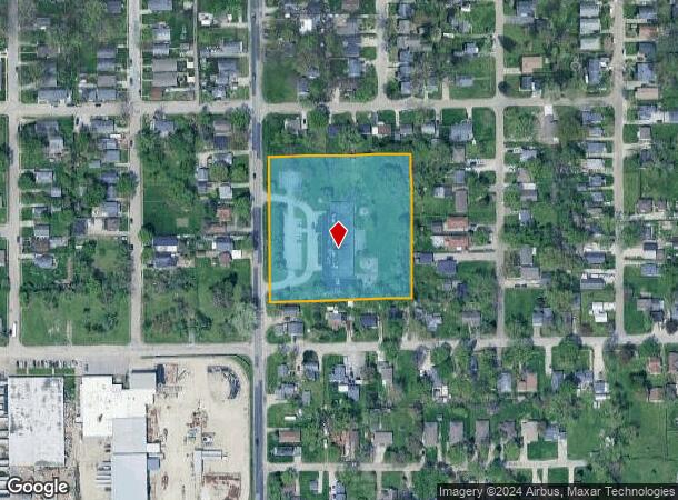  1315 S Sherman Dr, Indianapolis, IN Parcel Map