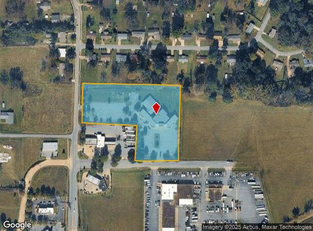  8000 E Port Dr, Little Rock, AR Parcel Map