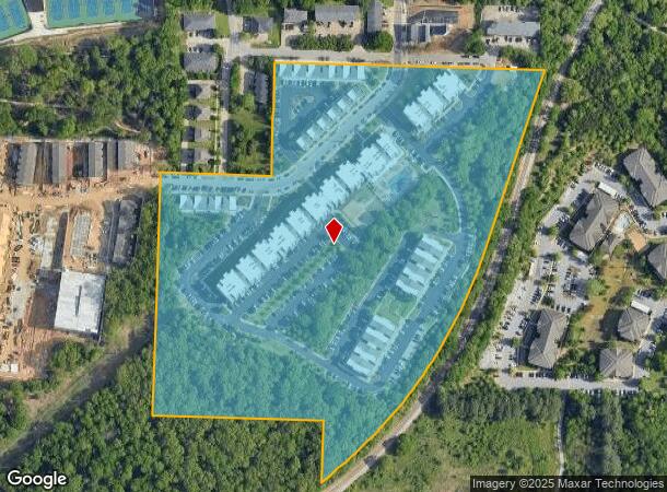  1085 W Rochier St, Fayetteville, AR Parcel Map