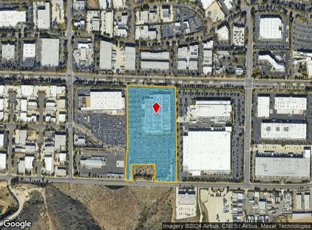  12155 Tech Center Dr, Poway, CA Parcel Map