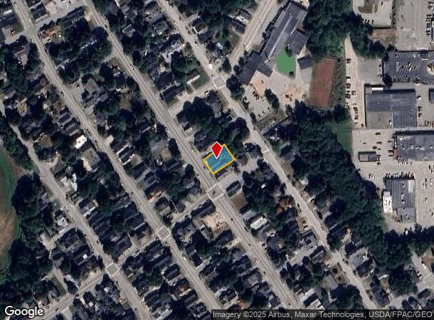 341 Turner St, Auburn, ME Parcel Map
