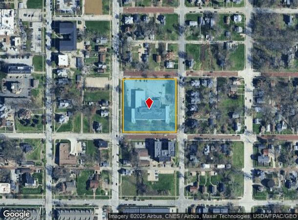  318 E 7Th St, Davenport, IA Parcel Map