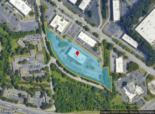  1701 Pinecroft Rd, Greensboro, NC Parcel Map