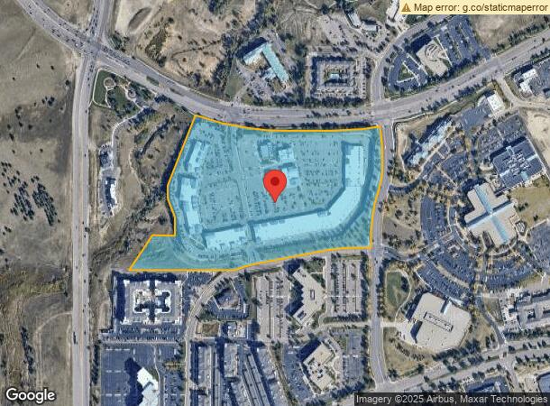  1605 Briargate Pkwy, Colorado Springs, CO Parcel Map