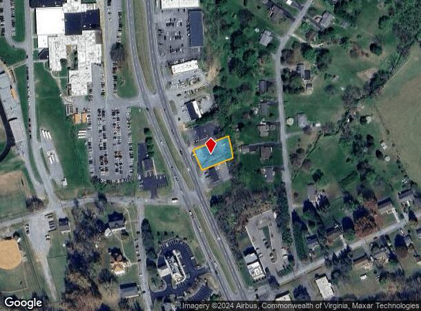  1314 Roanoke Rd, Daleville, VA Parcel Map