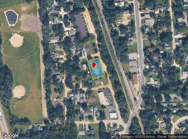 9121 Brookside Dr, Whitmore Lake, MI Parcel Map