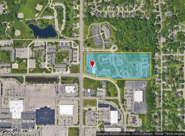  1030 Woodale Ln, Lansing, MI Parcel Map