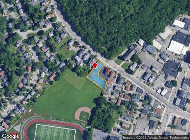  574 Pleasant St, Worcester, MA Parcel Map