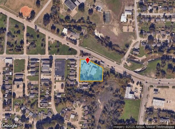  702 E Avenue D, Garland, TX Parcel Map