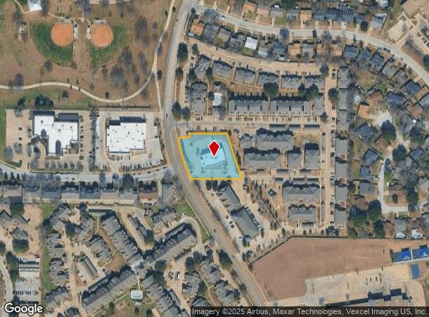  3051 S Center St, Arlington, TX Parcel Map