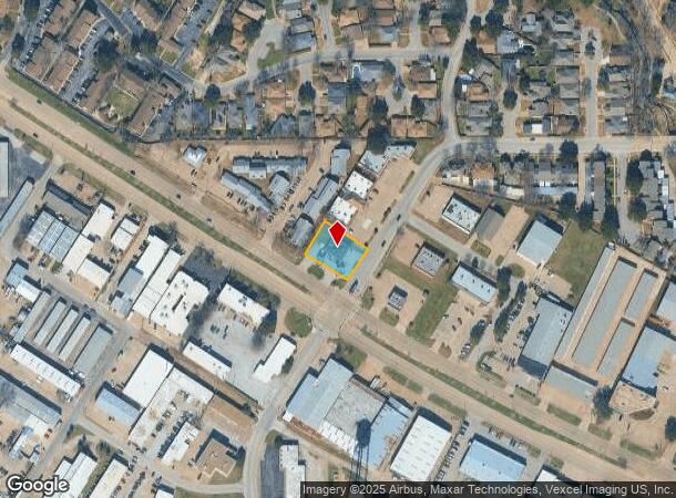  3601 W Pioneer Pkwy, Pantego, TX Parcel Map