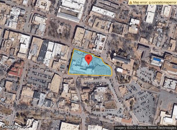  100 E San Francisco St, Santa Fe, NM Parcel Map