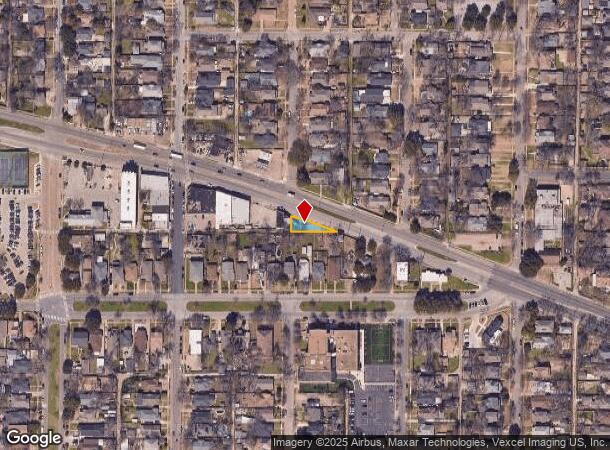 1836 W Jefferson Blvd, Dallas, TX Parcel Map