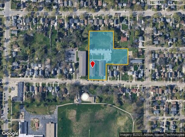 1414 E Warnimont Ave, Milwaukee, WI Parcel Map