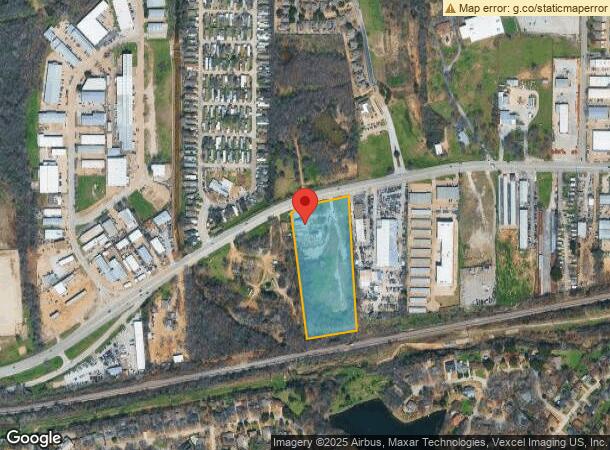  3104 W Division St, Arlington, TX Parcel Map