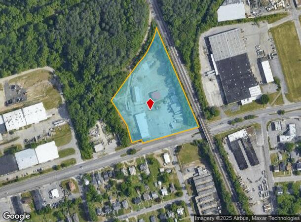  1609 W Washington St, Petersburg, VA Parcel Map