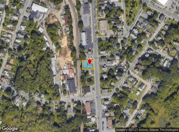  909 Washington St, Stoughton, MA Parcel Map