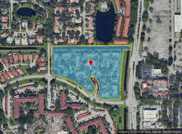  6015 Town Colony Dr, Boca Raton, FL Parcel Map