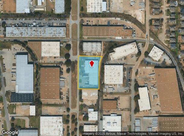 1164 N Great Southwest Pkwy, Grand Prairie, TX Parcel Map