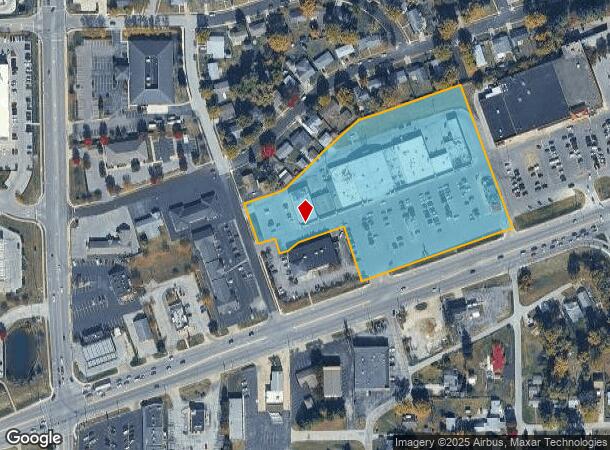  1702 E Main St, Plainfield, IN Parcel Map