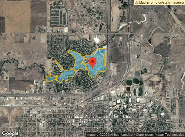  50 Country Club Dr, Canyon, TX Parcel Map