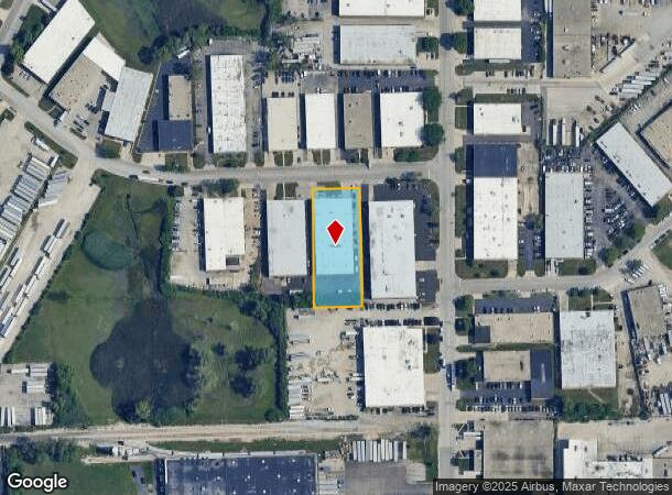  1205 W Capitol Dr, Addison, IL Parcel Map