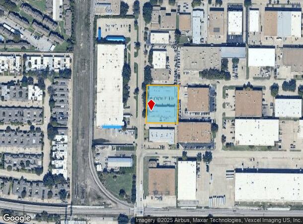 1604 Surveyor Blvd, Carrollton, TX Parcel Map