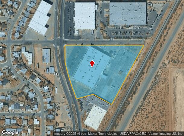 9566 Railroad Dr, El Paso, TX Parcel Map