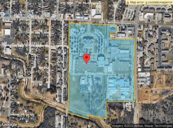  1450 E Mckinney St, Denton, TX Parcel Map