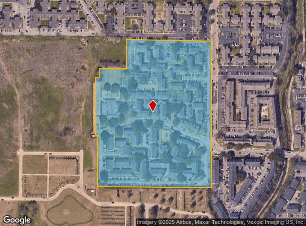  3109 Chapel Creek Dr, Dallas, TX Parcel Map