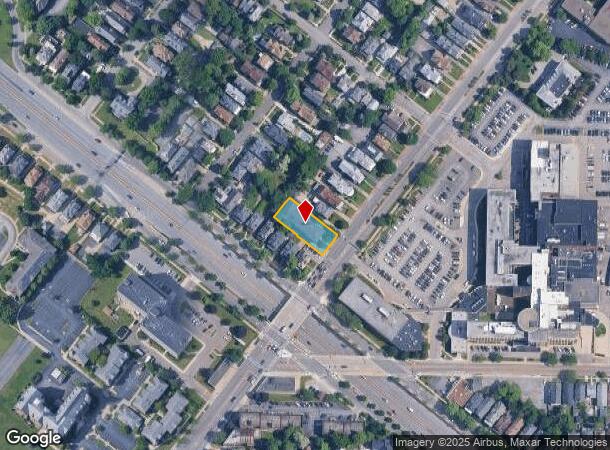 2136 Main St, Buffalo, NY Parcel Map