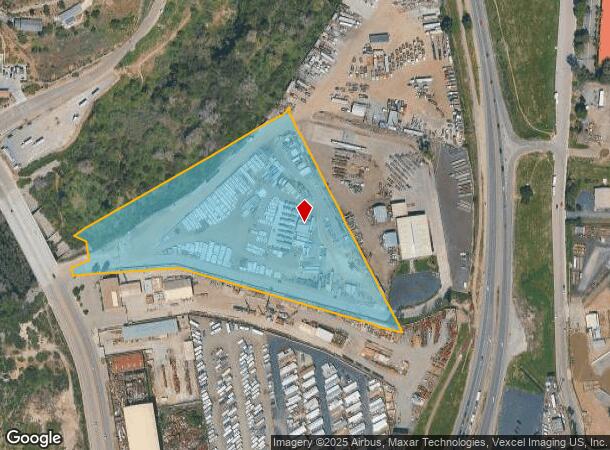  10321 Channel Rd, Lakeside, CA Parcel Map