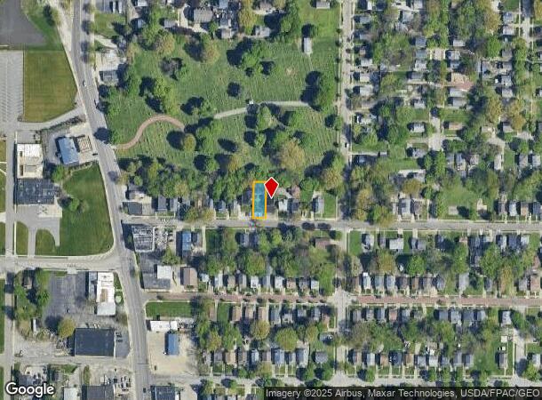  45 E Emerling Ave, Akron, OH Parcel Map