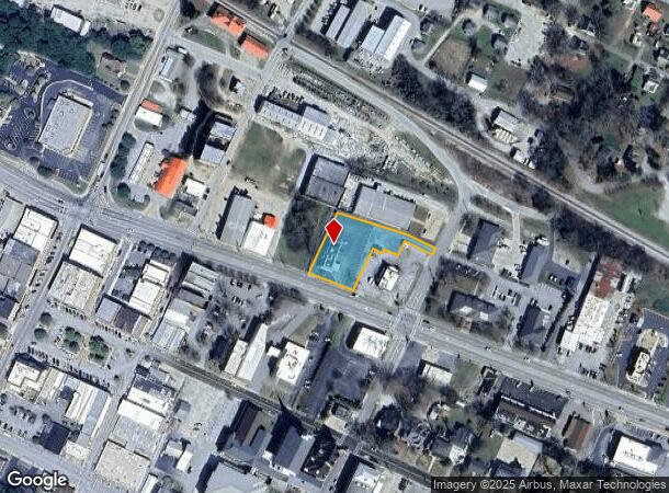 123 Elbert St, Elberton, GA Parcel Map