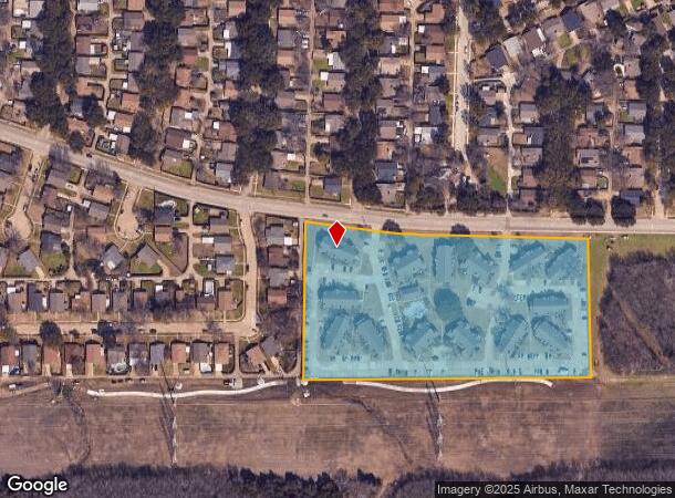 2802 Guthrie Rd, Garland, TX Parcel Map