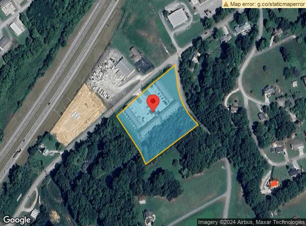  1051 Main St, Jacksboro, TN Parcel Map