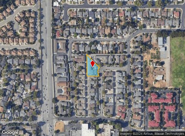  892 Gallatin Dr, Santa Clara, CA Parcel Map