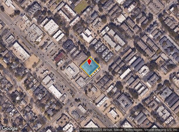  4311 Bowser Ave, Dallas, TX Parcel Map