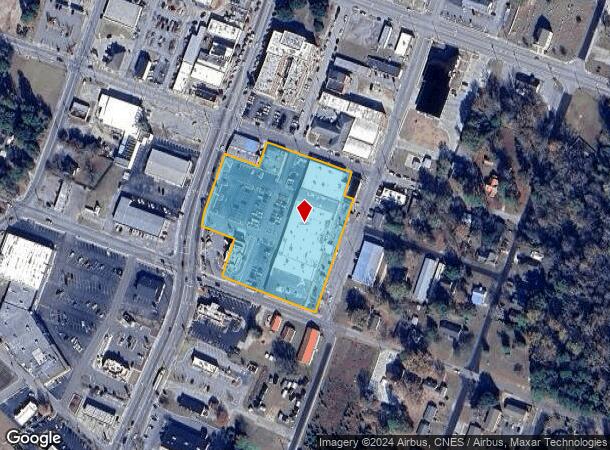  207 S Poplar St, Elizabethtown, NC Parcel Map