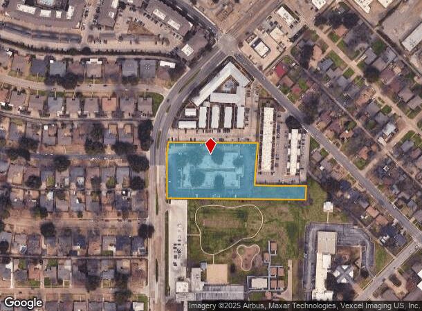  5510 Abrams Rd, Dallas, TX Parcel Map